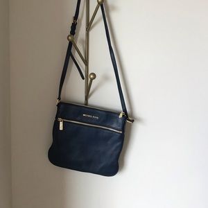 Michael Kors navy crossbody bag